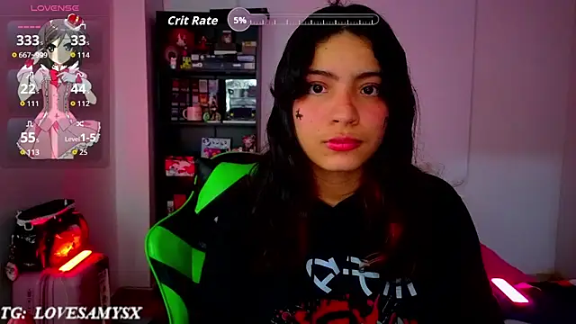 Lovelyamyy online show from June 22, 2026, 3:25 am