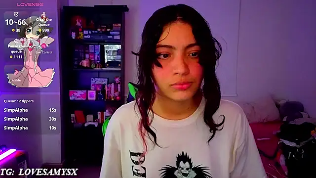 Lovelyamyy online show from July 2, 2026, 3:23 am