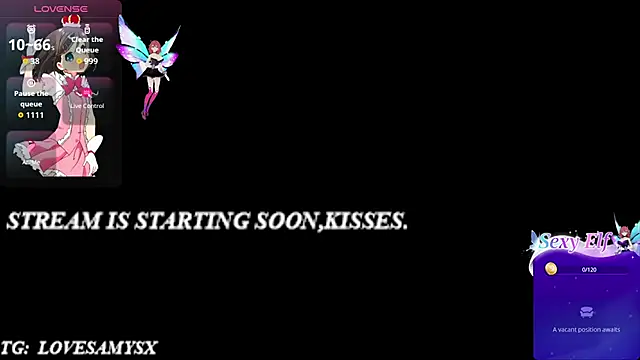 Lovelyamyy online show from July 17, 2026, 12:12 pm
