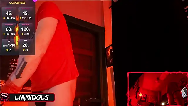 LiamIdols online show from January 19, 2025, 1:00 am