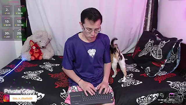 Snapshot of Tina_4_Charlie chatting on September 14, 2025, 12:37 pm Tina 4 Charlie online show from September 14, 2025, 12:37 pm