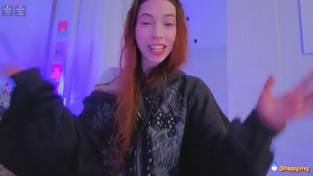 Snapshot of HappyVivy chatting on September 23, 2025, 8:56 pm HappyVivy online show from September 23, 2025, 8:56 pm