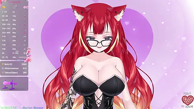 Snapshot of LewdKira_VT chatting on February 12, 2025, 6:08 am LewdKira VT online show from February 12, 2025, 6:08 am