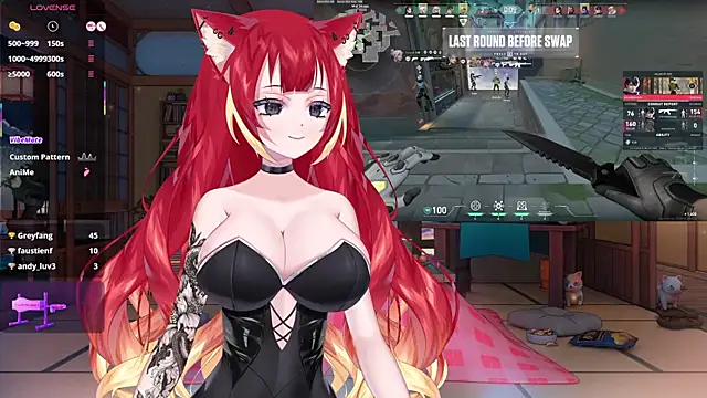 Snapshot of LewdKira_VT chatting on February 28, 2025, 10:30 am LewdKira VT online show from February 28, 2025, 10:30 am