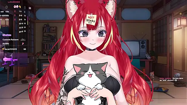 Snapshot of LewdKira_VT chatting on March 8, 2025, 6:43 am LewdKira VT online show from March 8, 2025, 6:43 am