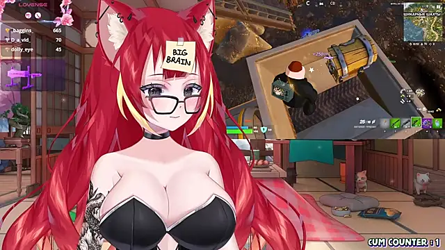 Snapshot of LewdKira_VT chatting on March 17, 2025, 10:49 am LewdKira VT online show from March 17, 2025, 10:49 am