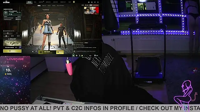 Gamergirl-Linela online show from March 22, 2025, 1:22 am