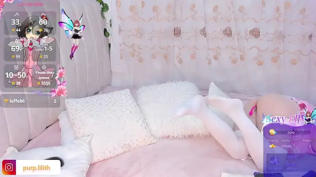 Snapshot of purplelilith3 chatting on February 23, 2025, 12:30 am purplelilith3 online show from February 23, 2025, 12:30 am