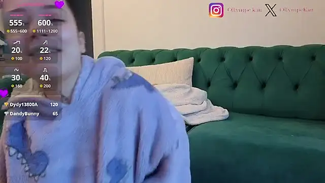 OllympeKaii online show from December 1, 2025, 7:24 am