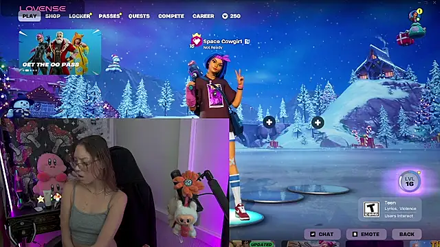 SpaceCowWhore online show from January 6, 2026, 4:54 pm