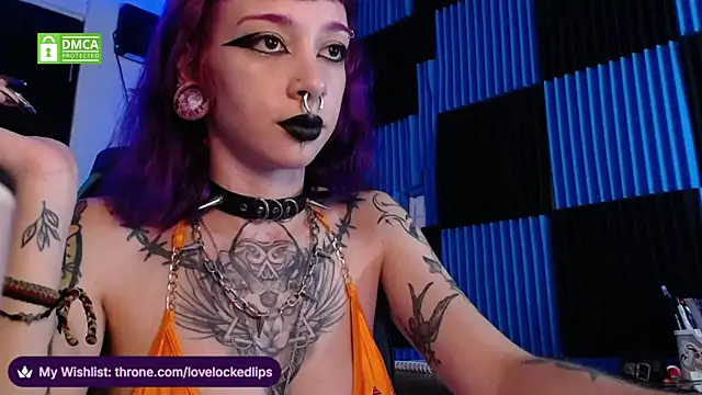 lovelockedlips online show from July 24, 2026, 10:30 pm