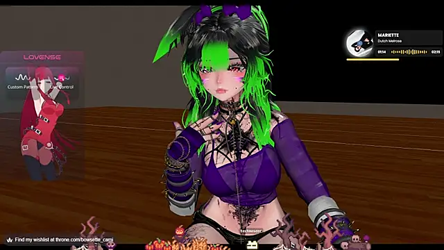 Bowsette Cami online show from October 23, 2025, 3:22 pm