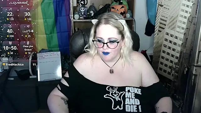 Kinky Witch online show from July 18, 2026, 6:45 pm