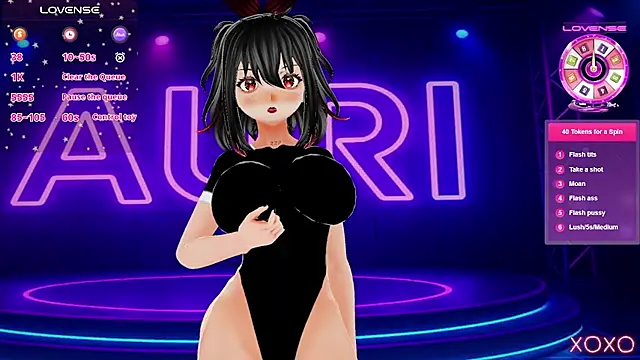 Auri Hikaru online show from October 30, 2025, 7:36 pm