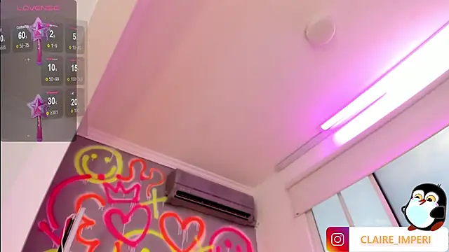 CLAIRE EMPIRE online show from November 7, 2025, 10:21 pm