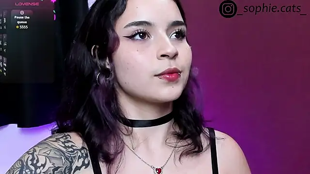 Snapshot of SophieCats chatting on October 29, 2025, 11:06 pm SophieCats online show from October 29, 2025, 11:06 pm