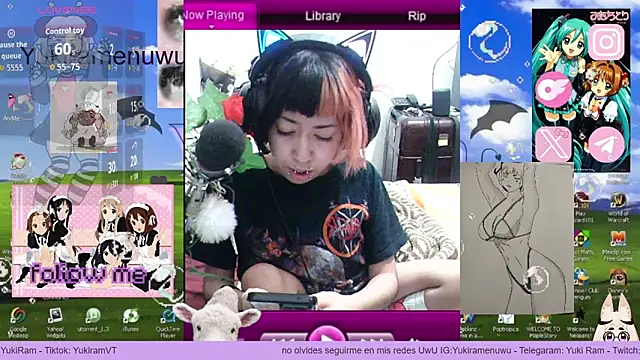 Snapshot of YukiRam chatting on December 19, 2025, 2:40 am YukiRam online show from December 19, 2025, 2:40 am