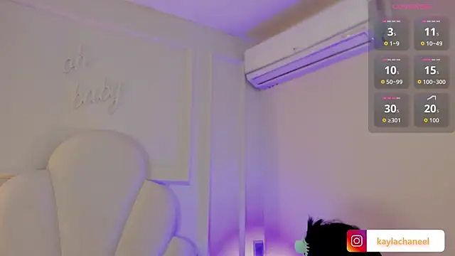 Kaylachannell online show from July 27, 2026, 3:24 am