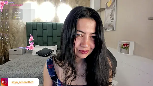 Saya Amaretto1 online show from March 9, 2026, 9:30 pm