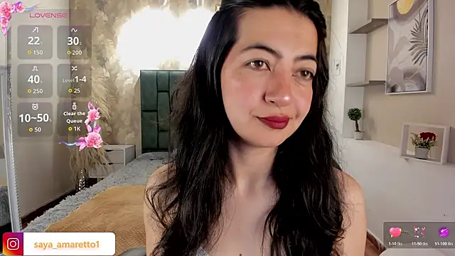 Saya Amaretto1 online show from March 11, 2026, 8:26 pm