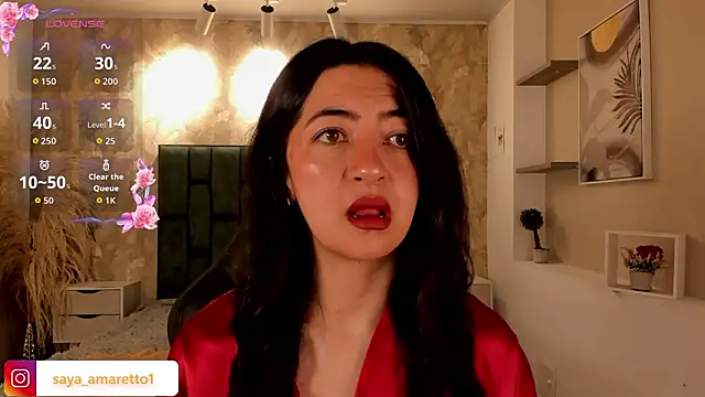 Saya Amaretto1 online show from March 14, 2026, 5:40 pm