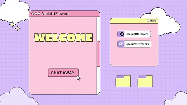 Snapshot of violetttflowers chatting on May 5, 2026, 5:43 pm violetttflowers online show from May 5, 2026, 5:43 pm