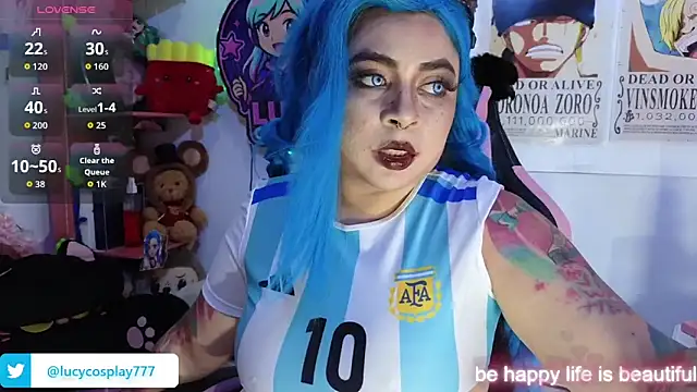 Snapshot of Lucycosplay777 chatting on June 12, 2026, 10:30 pm Lucycosplay777 online show from June 12, 2026, 10:30 pm