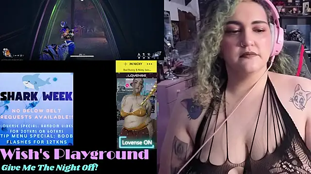 Snapshot of nevermakeawish chatting on November 6, 2025, 6:36 am nevermakeawish online show from November 6, 2025, 6:36 am