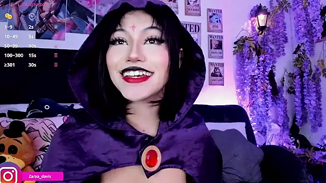 Snapshot of Zaradavis chatting on July 11, 2026, 9:49 pm Zaradavis online show from July 11, 2026, 9:49 pm