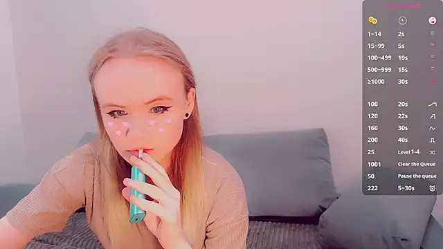 AliceNya cute online show from April 3, 2026, 5:27 am