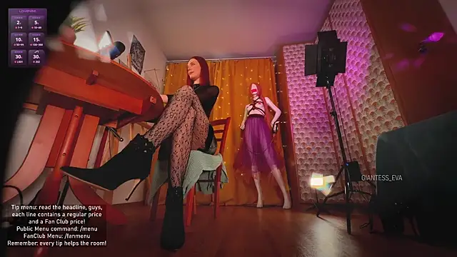 Giantess Eva online show from March 2, 2026, 9:32 pm