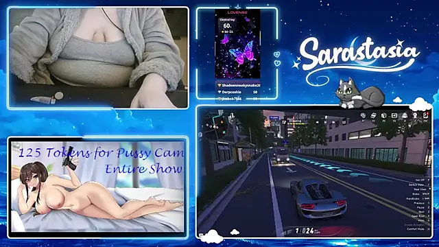 Snapshot of Sarastasia417 chatting on June 16, 2026, 12:02 am Sarastasia417 online show from June 16, 2026, 12:02 am