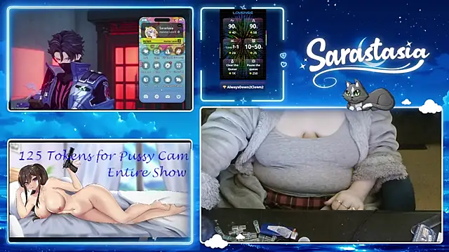 Snapshot of Sarastasia417 chatting on July 5, 2026, 4:52 am Sarastasia417 online show from July 5, 2026, 4:52 am