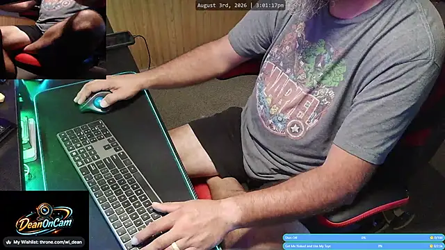 DeanonCam online show from August 3, 2026, 8:01 pm