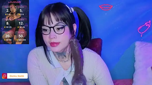 Electra Starkk online show from February 15, 2026, 1:02 am