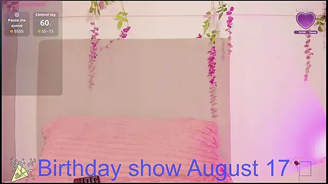 chloe peach  online show from July 23, 2026, 12:14 pm