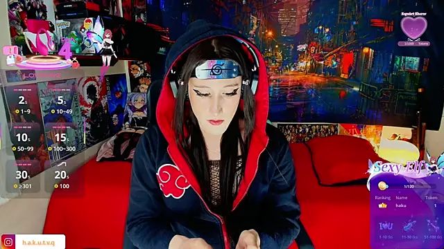 Snapshot of Hakudoll chatting on July 8, 2026, 11:09 pm Hakudoll online show from July 8, 2026, 11:09 pm