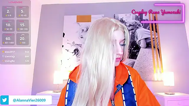 AlannaViera online show from June 28, 2026, 2:56 pm