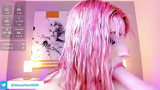 AlannaViera online show from July 11, 2026, 11:46 am