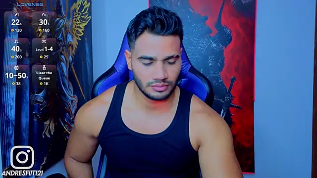 AndresRodriguez1 online show from July 28, 2026, 12:34 pm
