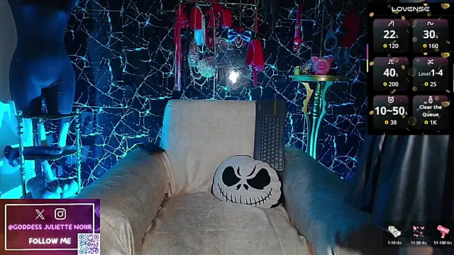 GoddessJulietteNoiir online show from April 23, 2026, 10:58 am