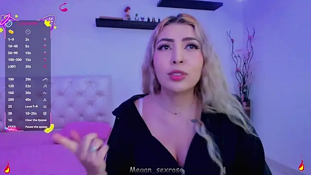 Megan sexrosse online show from May 4, 2026, 3:02 am