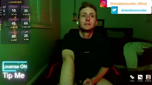 Snapshot of Dickeddownunder_official chatting on July 22, 2026, 5:49 pm Dickeddownunder official online show from July 22, 2026, 5:49 pm