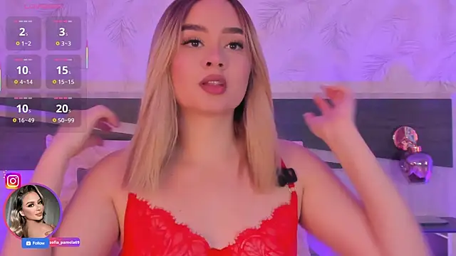 Sofia pamela  online show from April 22, 2026, 6:42 pm