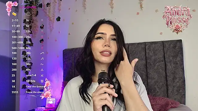 Snapshot of andraa_rossee chatting on July 24, 2026, 4:43 am andraa rossee online show from July 24, 2026, 4:43 am