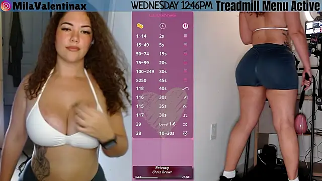 MilaValentina online show from March 25, 2026, 4:46 pm