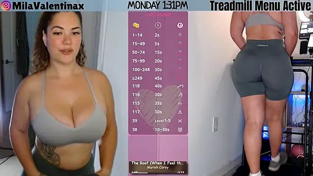 MilaValentina online show from May 11, 2026, 5:32 pm