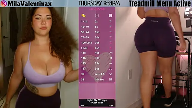 MilaValentina online show from May 15, 2026, 1:34 am