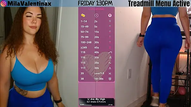 MilaValentina online show from May 15, 2026, 5:31 pm