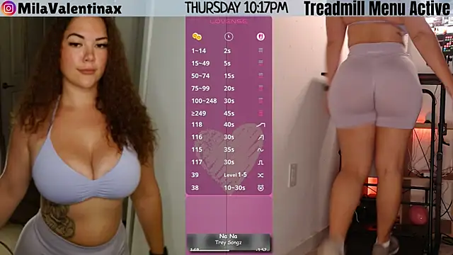 MilaValentina online show from May 22, 2026, 2:19 am